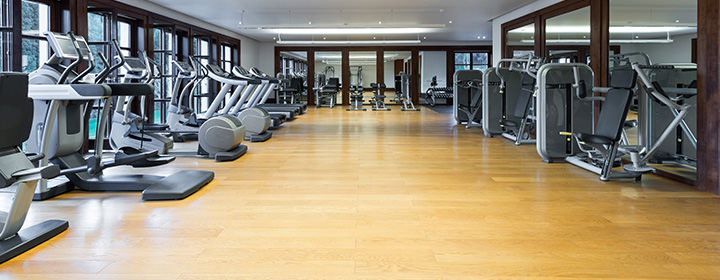 Leisure centre and gym flooring
