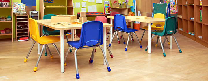 Commercial school flooring