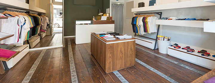 Commercial shop flooring